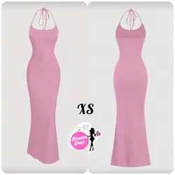 Vestido largo de espalda descubierta