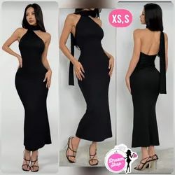 Vestido largo de espalda descubierta