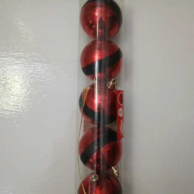 Bolas navideñas decoradas 