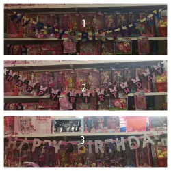 Cartel de Feliz Cumpleaños 