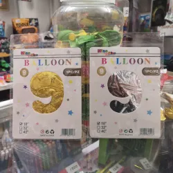 Globos de número 9