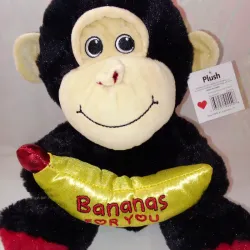 Peluche Mono con Banana