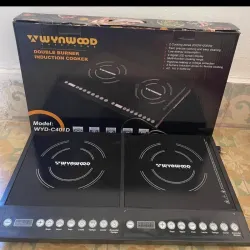 Cocina inducción doble hornilla Windwood 2000w