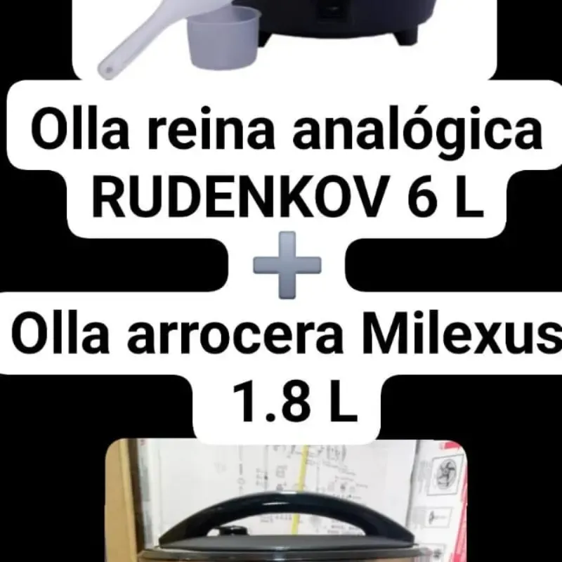 ‼️Combo olla reina analógica e arrocera ‼️