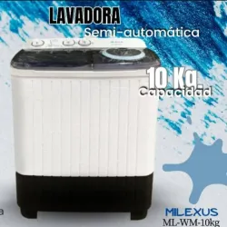 Lavadora Semiautomática Milexus 10 kg 