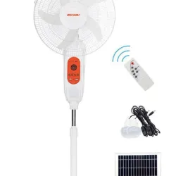 Ventilador recargable de pedestal 