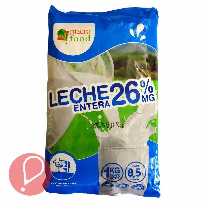 Leche Entera en Polvo 