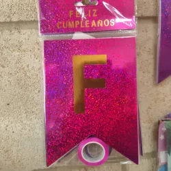 Banderín Feliz cumpleaños