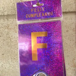 Banderín Feliz cumpleaños