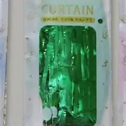Cortinas forma de lluvia