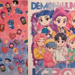 Forro para libro o libreta kpop todos 