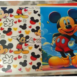 Forro para libro o libreta Mickey mouse 