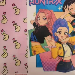 Forro para libro o libreta kpop ánime