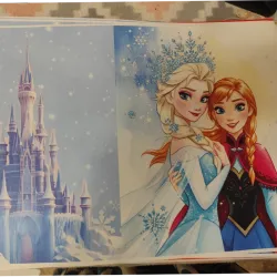 Forro para libro o libreta Frozen Elsa Castillo 