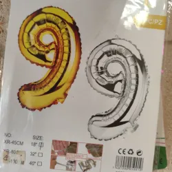 Número inflable 18"