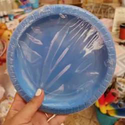 Paquete de 10 platos plásticos