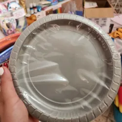Paquete de 10 platos plásticos