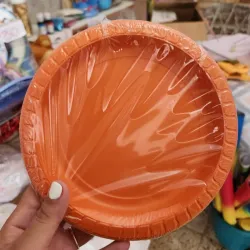 Paquete de 10 platos plásticos