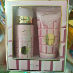 Set de colonia y crema corporal para mujer