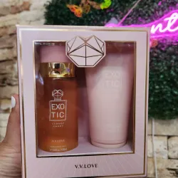 Set de colonia y crema para mujer