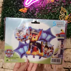 Set temático de globos foil inflables