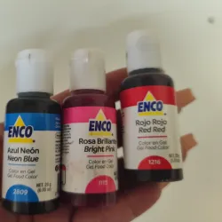 Tinte en gel para repostería