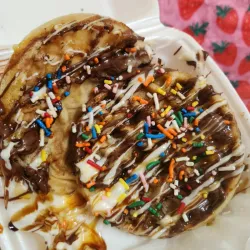 Wafles con Nutella