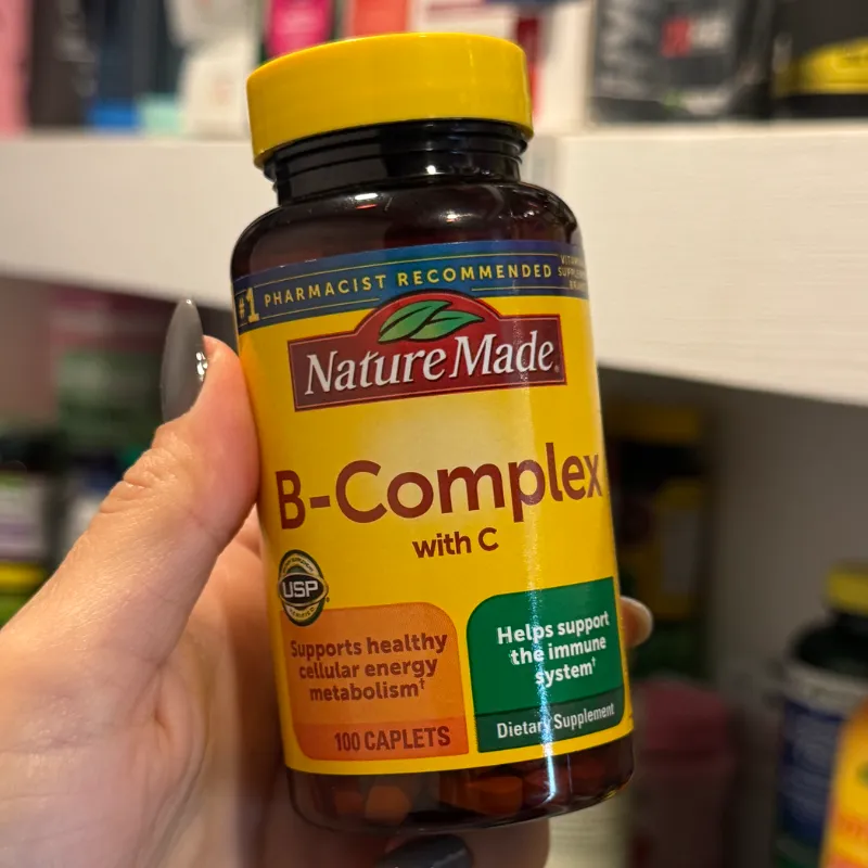 B- Complex con Vit C ( complejo vitamínico B)