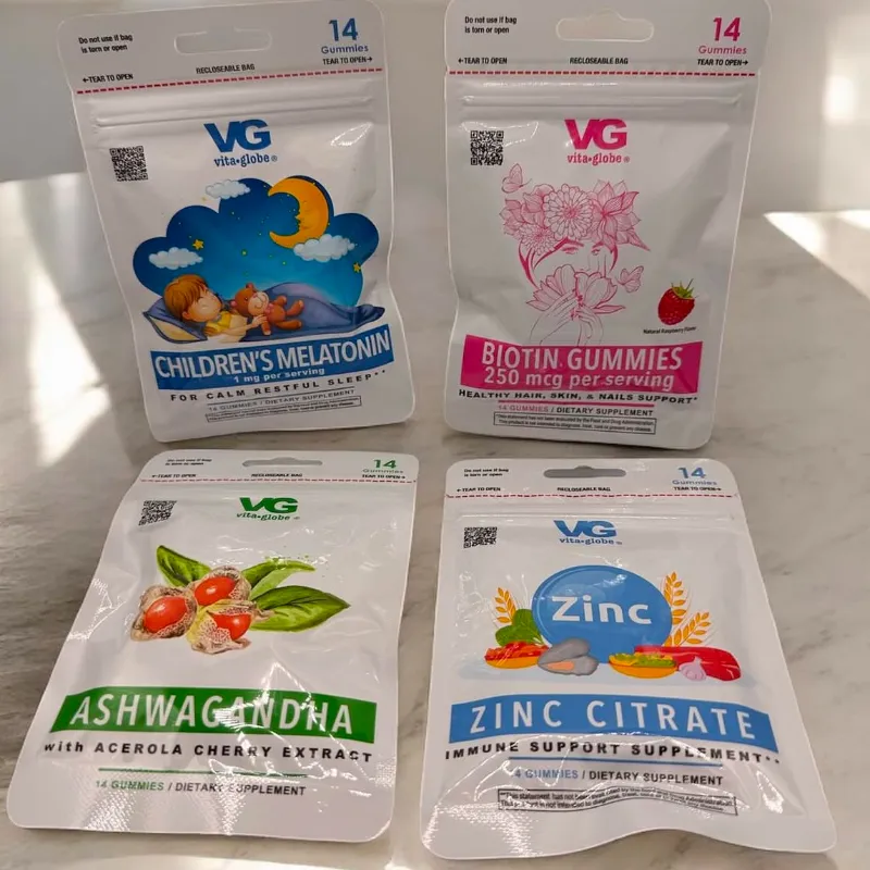 Biotina - Zinc - Ashwagandha en gomitas 