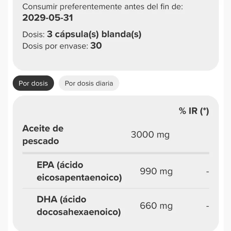 OMEGA 3 Prozis