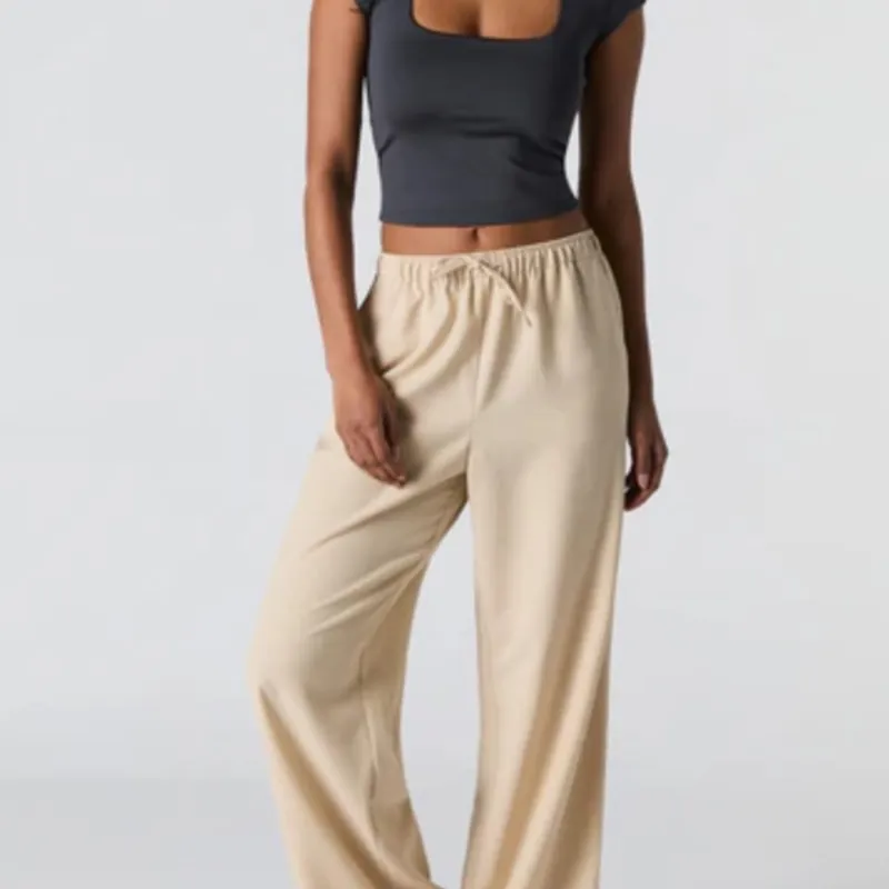 Pantalon Hilo crema 