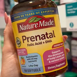 Prenatales con Ácido Fólico & DHA