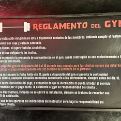 Reglamento del GYM 