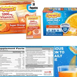 Vitamina C INMUNE+ EMERGEN C 1000mg