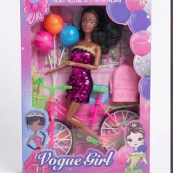 Barbie con con bici