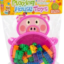 Cerdito con bloques