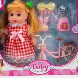 Muñeca con Bici