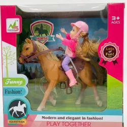 Muñeca con caballo