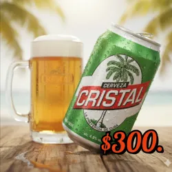 Cerveza cristal 