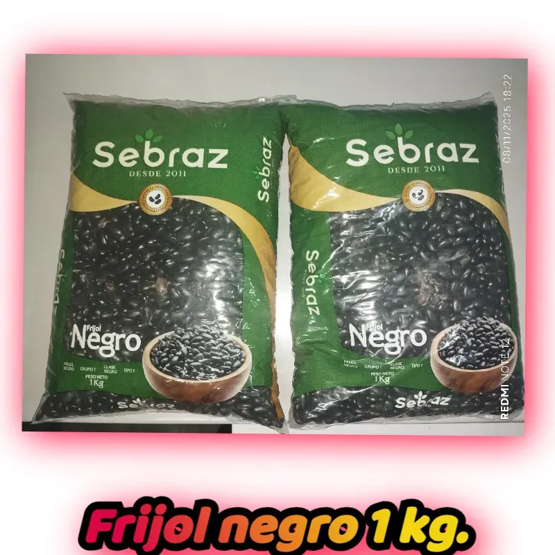 Frijol negro.