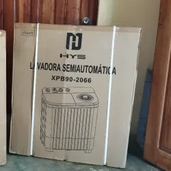 Lavadora semiautomática.