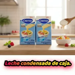 Leche condensada.