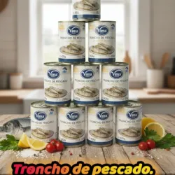 Troncho de pescado en aceite.