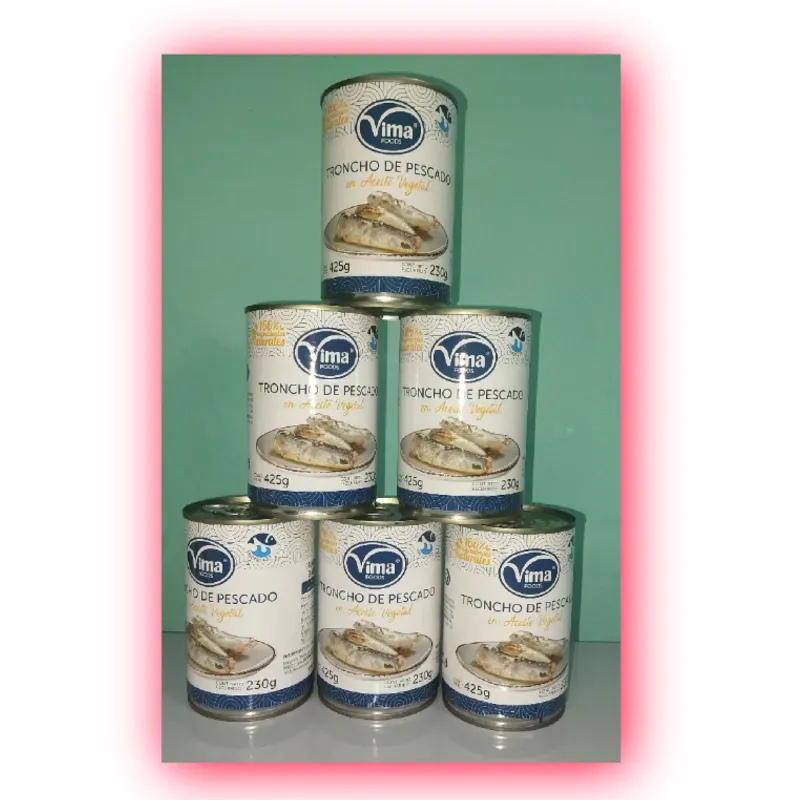 Troncho de pescado en aceite.