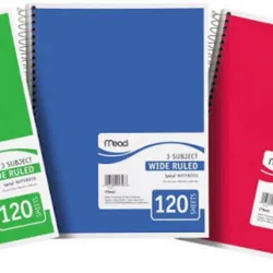 Libretas Grandes de 120 páginas