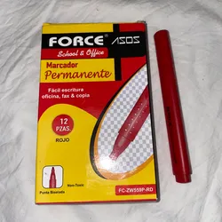 Marcador Permanente Rojo