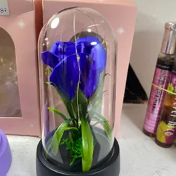 Flores con luces