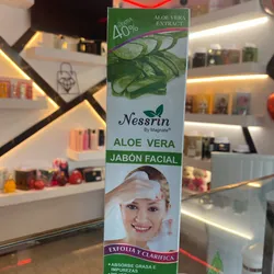 Jabón facial nessrin aloe vera