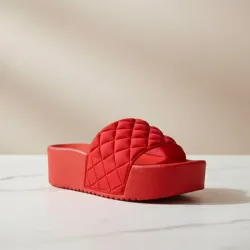 Sandalia engomada roja