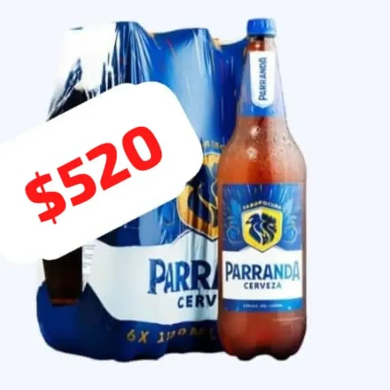 6 Cervezas Parrandas de 1500 ml